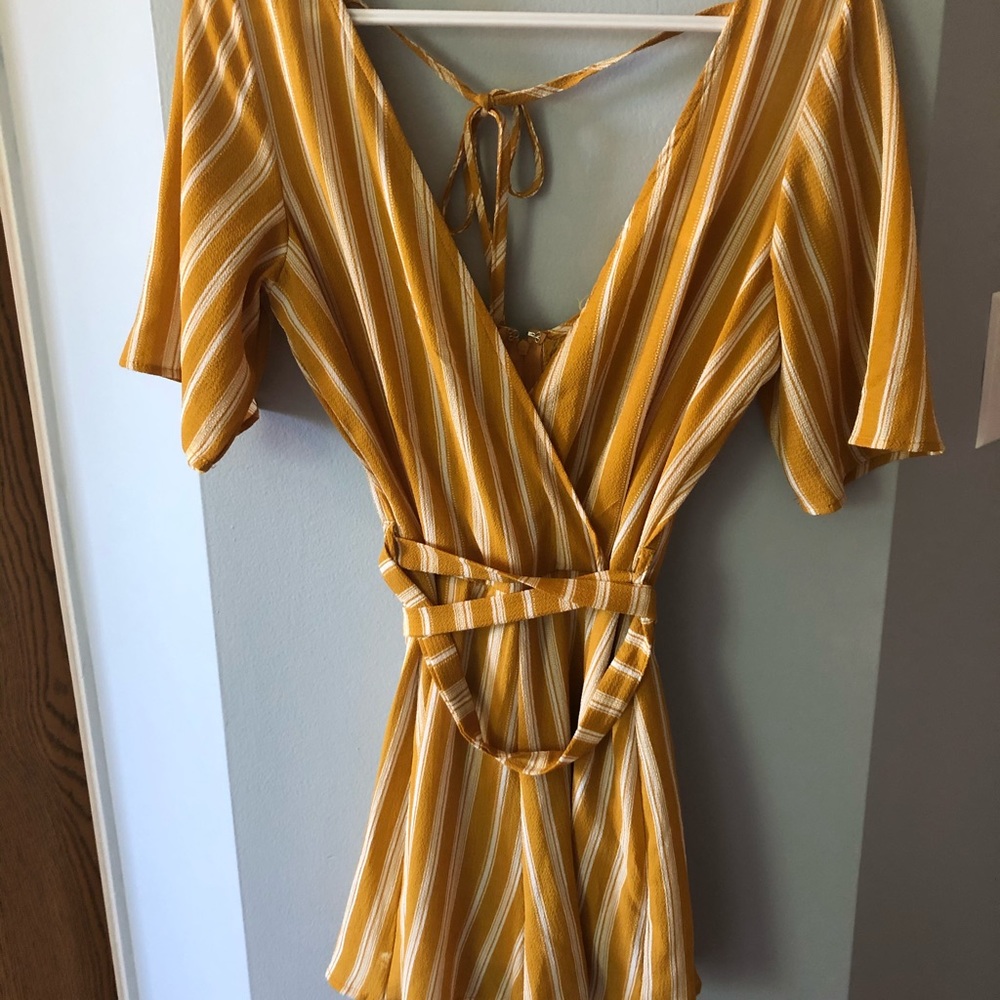 Striped romper